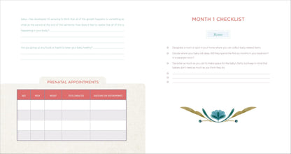 The First-Time Mom's Pregnancy Journal: Monthly Checklists, Activities, & Journal Prompts