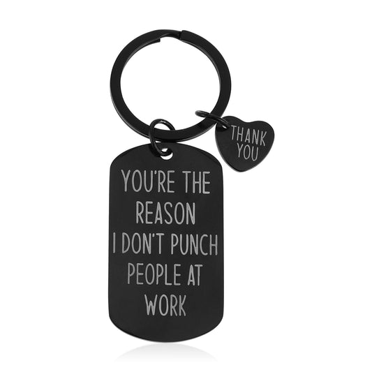 Ouligay Funny Coworker Gifts for Women Men, Gift for Best Friend, Friendship Keychain, Appreciation Gifts for Coworker