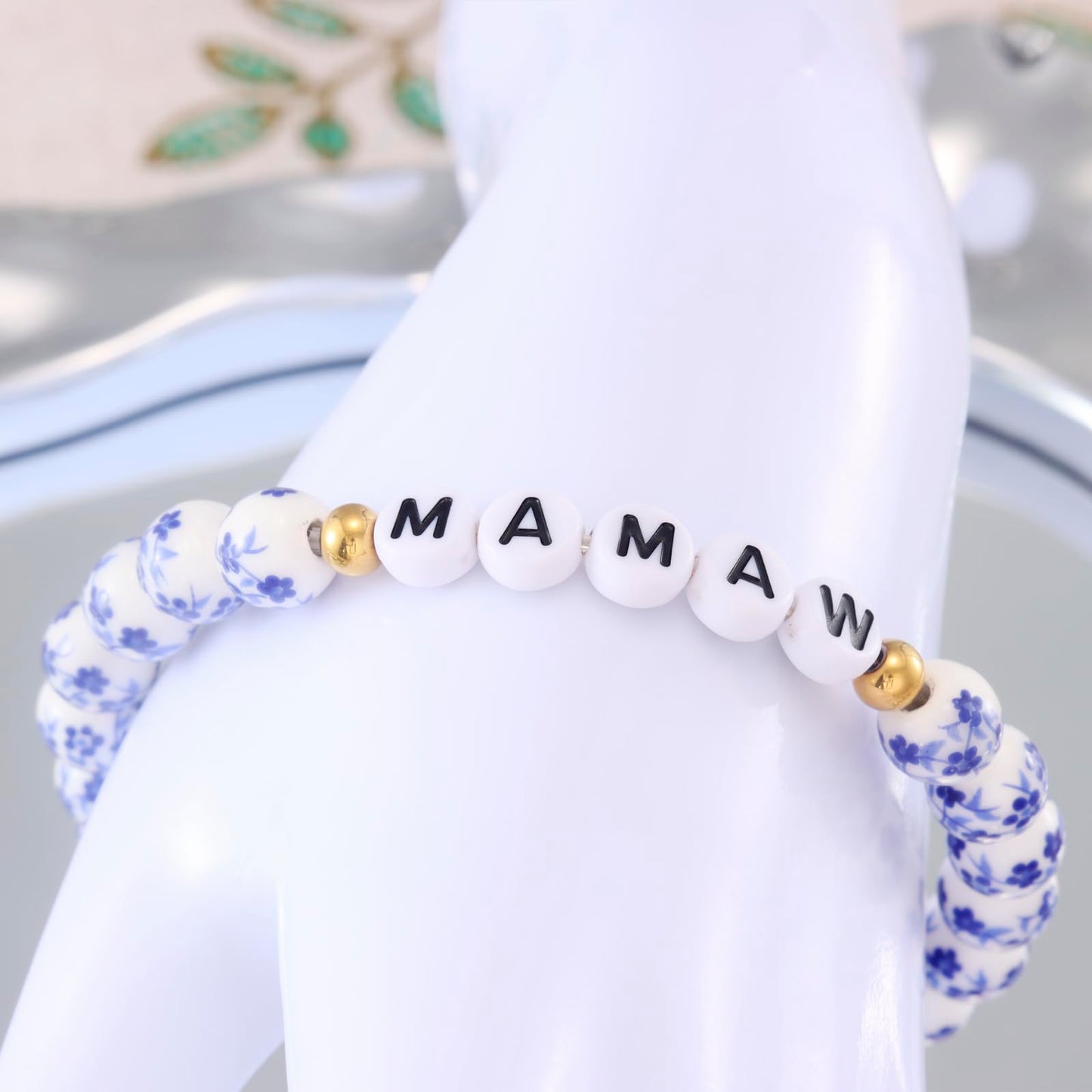 Mamaw Gifts Bracelet for Mothers Day Grandma from Grandkids Birthday Best Easter Gift for Mamaw