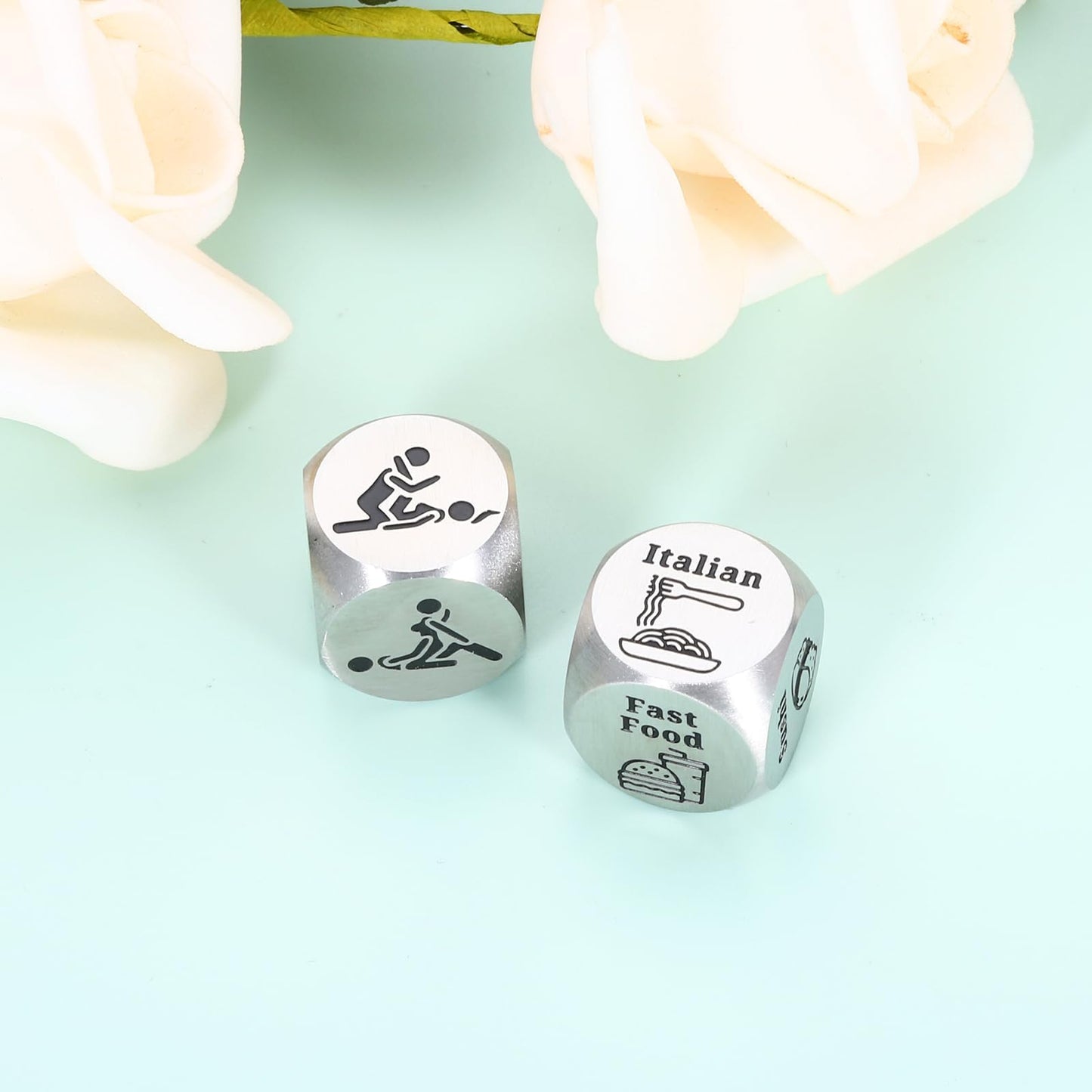 Sexy Position Dice for Husband Valentines Day Gift for Men Adult Games for Couples Date Night Valentines Day Gifts for Couples Game for Adults Naughty Date Night Dice Gift Ideas for Husband Wife 2 Pcs
