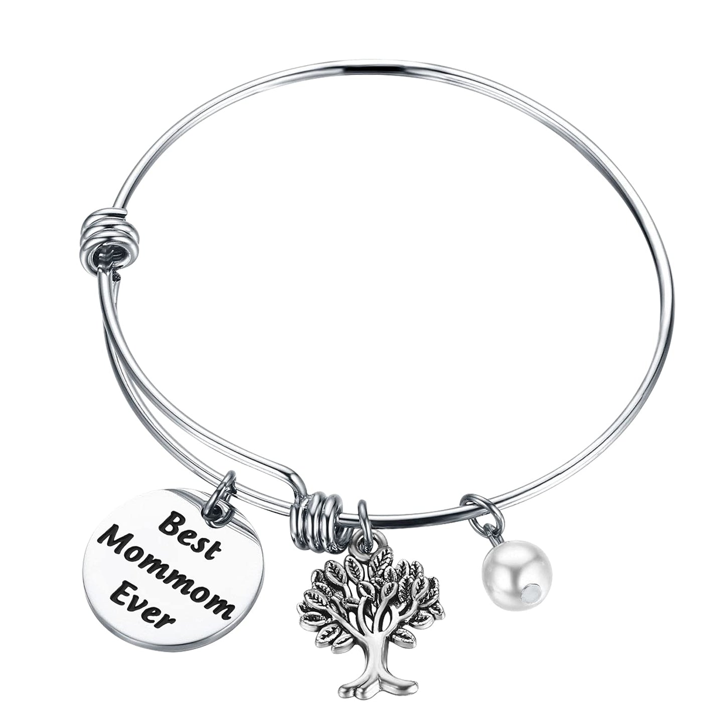 CENWA MomMom Birthday Gift Bracelet - MomMom Jewelry 'Best Mom Ever'