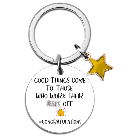 Congratulations Gifts for Women Men Promotion Gifts for Women Men Congratulations Gift for Coworker New Job Keychain