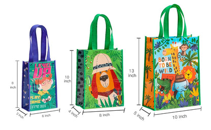 Loveinside Reusable Gift Bag, Medium Recycled Gift Bag for Girls, Birthday, Baby Shower, Party Favor, 10" x 5" x 13", 1 Pcs