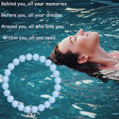 Swimming Lover Gift Swimmer Inspiration Gifts Swimmer Charm Bracelet Swimming Jewelry for Women Swimming Gift