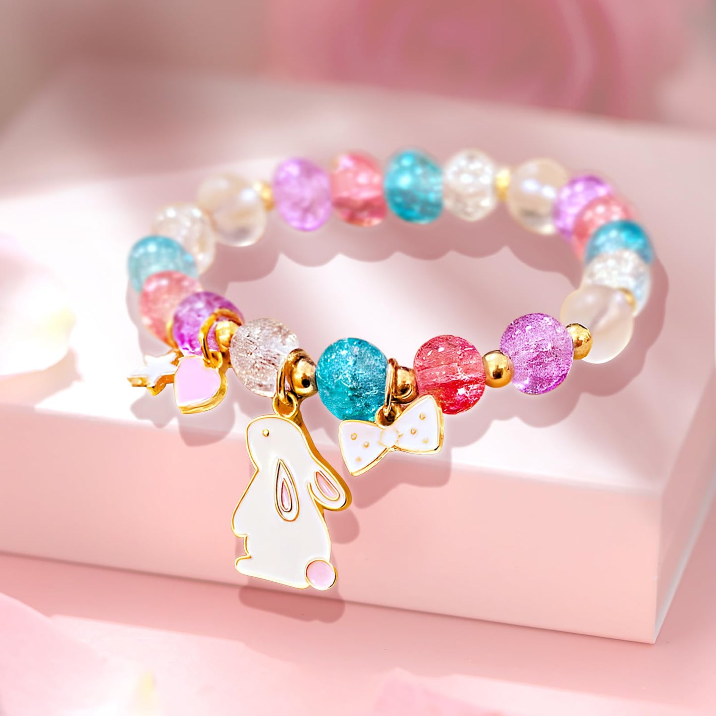 Easter Bracelets Basket Stuffers Essentials Egg Fillers Filled For Women 2026 Teens Cute Bunny Charm Decorations Accessories Gifts Rabbit Presents For Adults Female Style