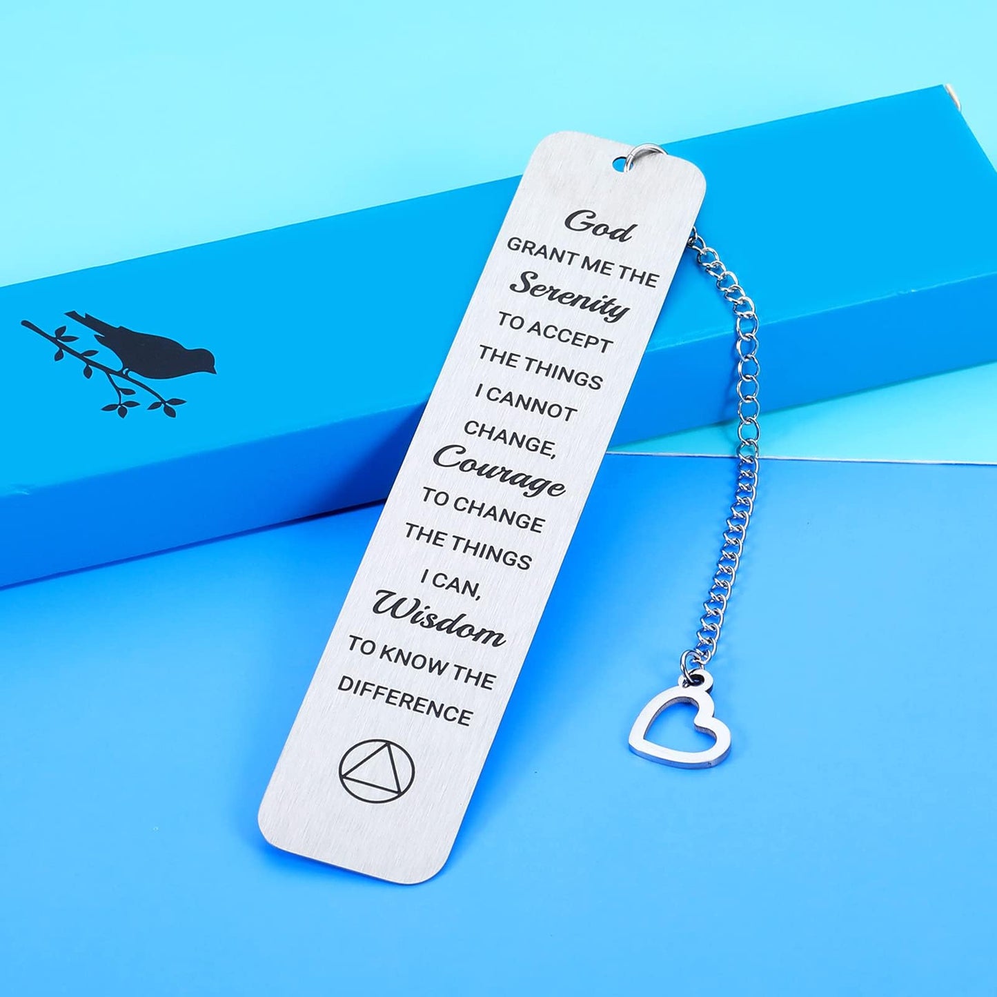 Sobriety Gifts for Women Men Serenity Prayer Gifts Sobriety Recovery AA Gifts Christian Bookmarks Gifts for Women Men Religious Bible Verse Book Markers Serenity Prayer Baptism Gifts for Girls Boys