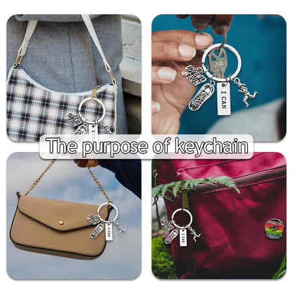 Runner Gifts Running Lovers Keychain Motivational Gifts for Women Girls Sports Gifts for Runners Marathon Key Chains Track Gifts Love to Run Keychains Inspirational Gifts for Women Girls