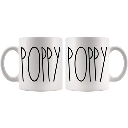Poppy Mug Gifts for Christmas/Birthday/Mother's Day/Father's Day - Family Coffee Mug for the Best Poppy Ever - 11oz