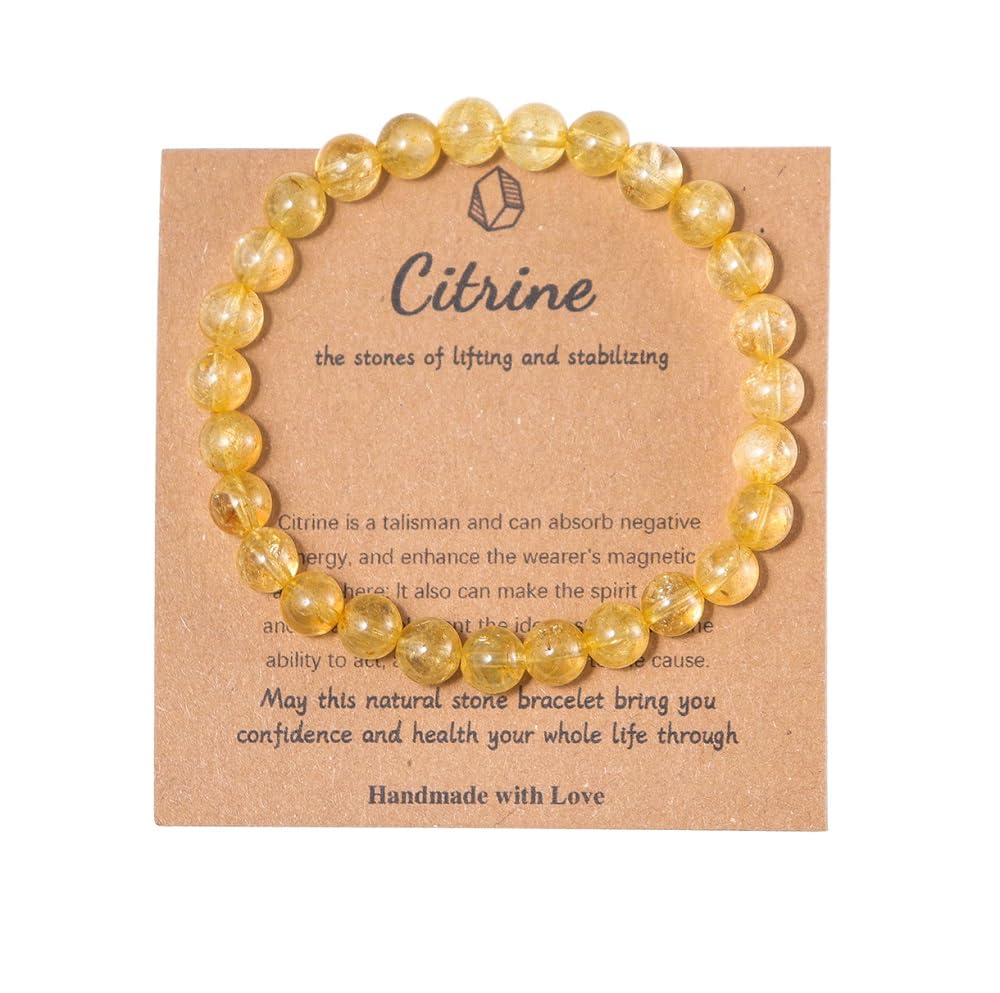 Pingyongchang Stress Relief Anxiety Yoga Bracelet,Crystal Stone Mantra Bracelets for Women Natural Beaded birthday Gifts Inspirational Bracelet for Men