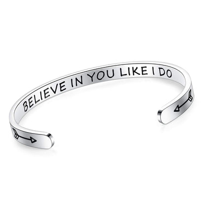 SAM & LORI Personal Bracelets for Teens/Women-Inspirational Jewelry Gifts (Various Designs) for Daughter/Sister/Mom/Friends-Adjustable Bracelet in a Pretty Gift Box
