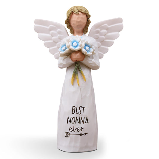 AUKEST Nonna Gifts for Grandma, Nonnie Gifts, Gift for Nonna, Sculpted Hand-Painted Figure