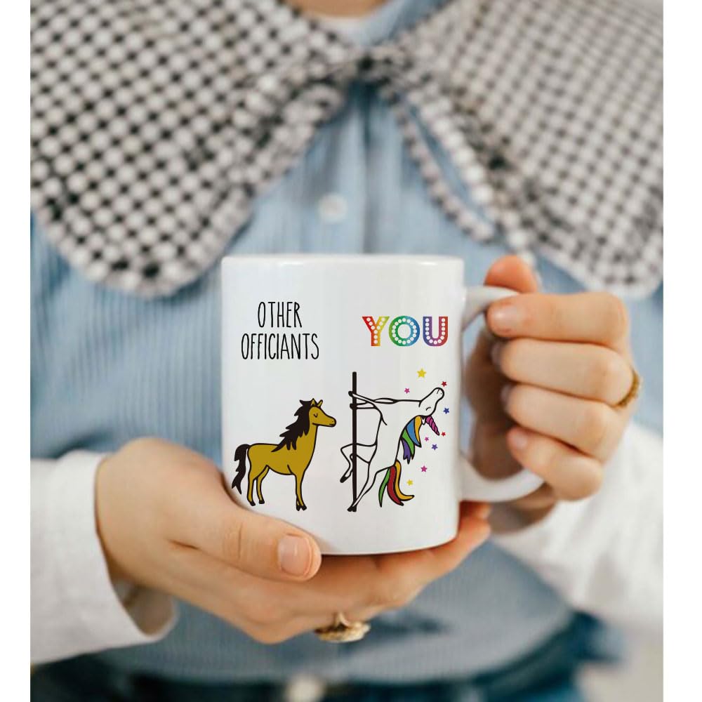 Novelty Officiant Gifts - Funny Wedding Mugs, Best Officiant Ever Gifts from Couple, Bride Groom Thank You Mugs