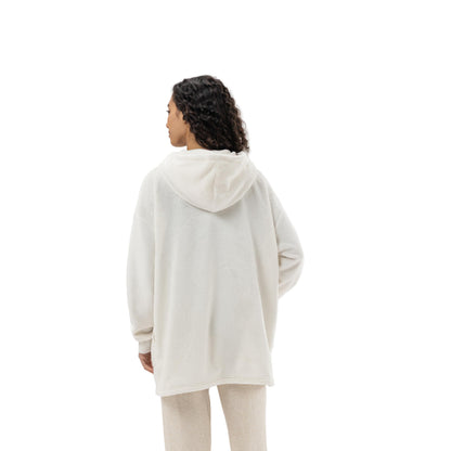 Berkshire Velvetloft Oversized Embroidered Sweatshirt - Ultra Soft Fleece Pullover for Women
