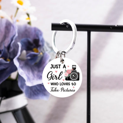 Photographer Gifts Cute Camera Keychain for Women Teen Girls Unique Photography Birthday Christmas Gift for Photographers Camera Lovers Women