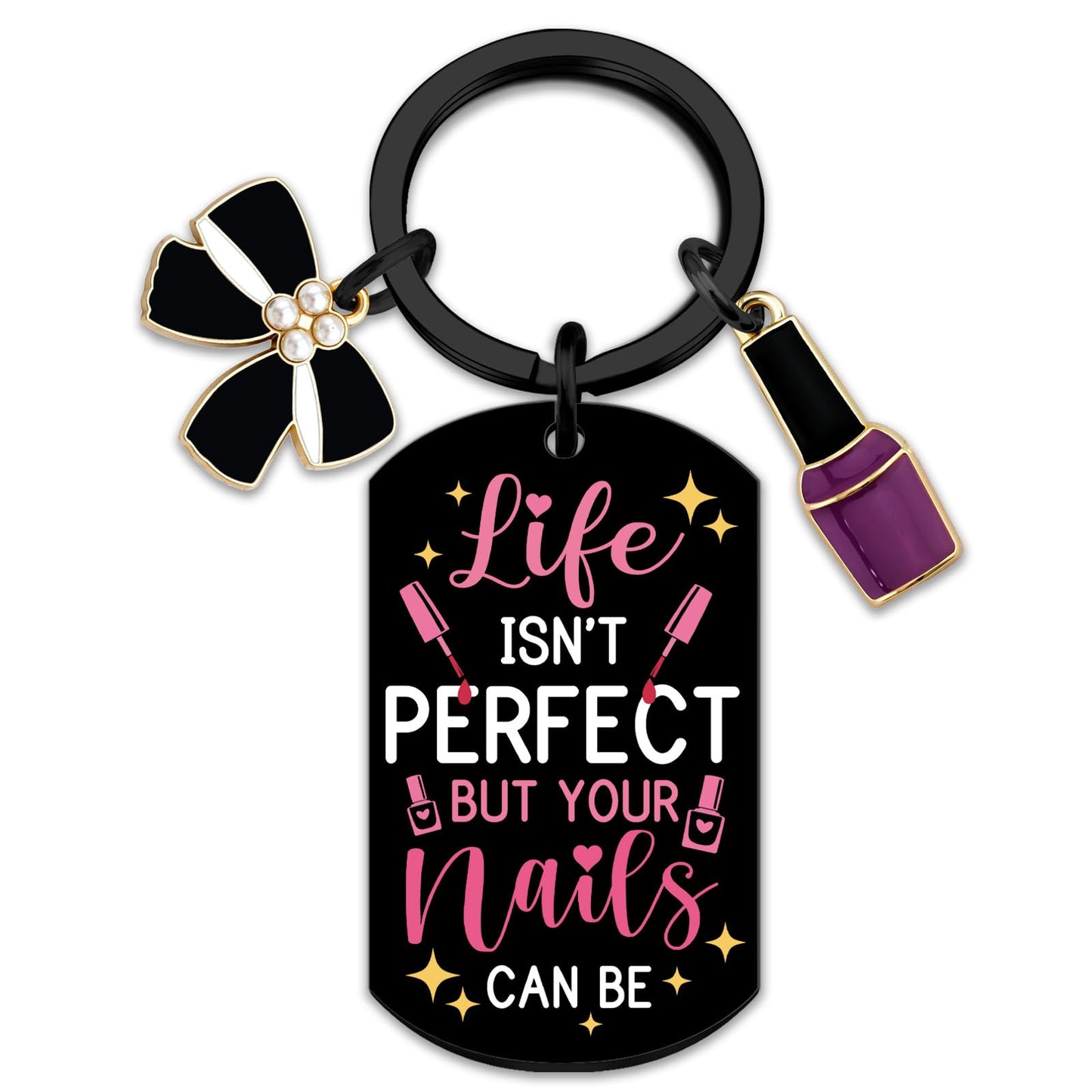 Ibiwe Nail Tech Gifts For Women Beauty Gifts For Manicurist Nail Polish Lovers Nails Technician Artist Salon Gift For Girls Hustlers Salon Owner Boss Beautician Instructor Cosmetology Jewelry
