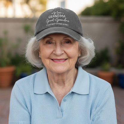 Great Grandma Gifts, Gifts for Great-Grandma Baby Announcement Christmas Mothers Day -Adjustable Baseball Cap