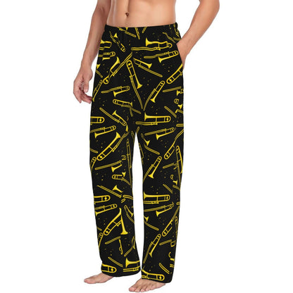Smiley Face Men'S Pajama Pants Soft Sleep Lounge Pants Pjs Bottoms With Pockets