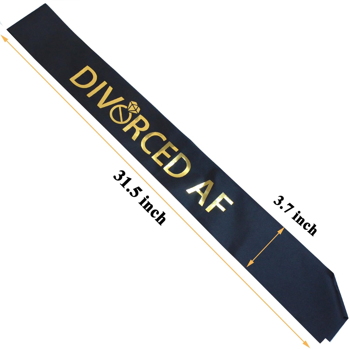 Divorced AF Party Sash, Finally Divorced Sash for Finally Done, Newly Unwed, Free At Last Single Women, Break-up Gift for Her (1)