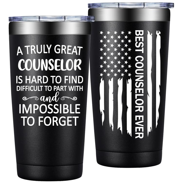 Counselor Appreciation Gifts for Men Women - School Counselors Gifts - Christmas Gift for Counselor - 20oz School Counselors Tumbler