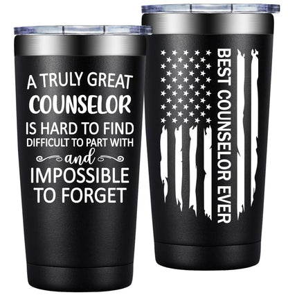 Counselor Appreciation Gifts for Men Women - School Counselors Gifts - Christmas Gift for Counselor - 20oz School Counselors Tumbler