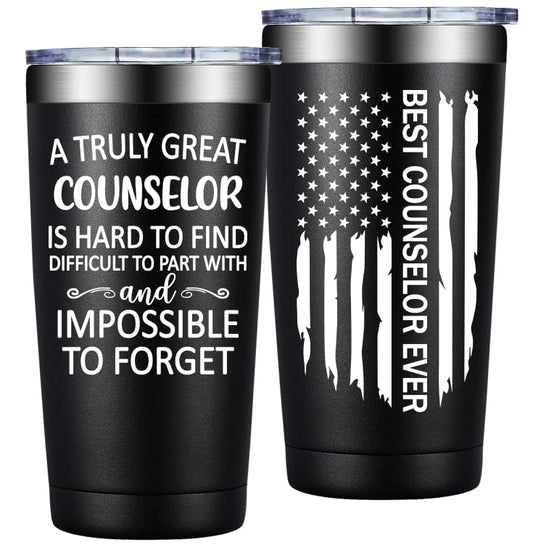 Counselor Appreciation Gifts for Men Women - School Counselors Gifts - Christmas Gift for Counselor - 20oz School Counselors Tumbler