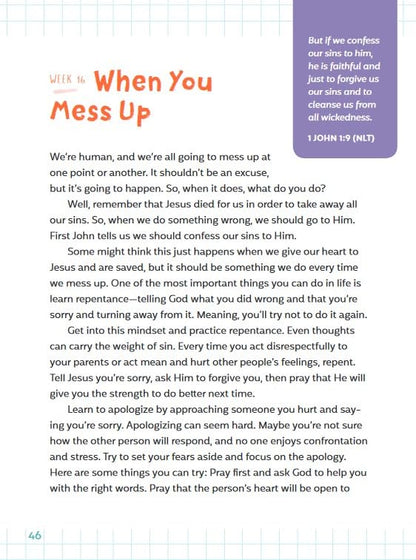 Preteen Devotional for Girls: 52 Weeks of Encouraging Devotions and Scripture for Tweens