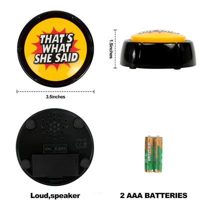 That's What She Said Easy Button,Michael Scott Voice,Funny The Office Gifts,The Office TV Show Merchandise