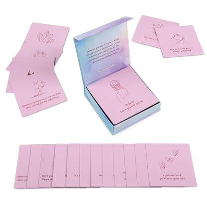 Taylor Gifts for Girls Birthday Gift | Affirmations - 50 PCS Taylor Cards | Taylor Themed Gifts, Taylor Gift Merch for Game Nights, Birthday Party Favors for Girls Women