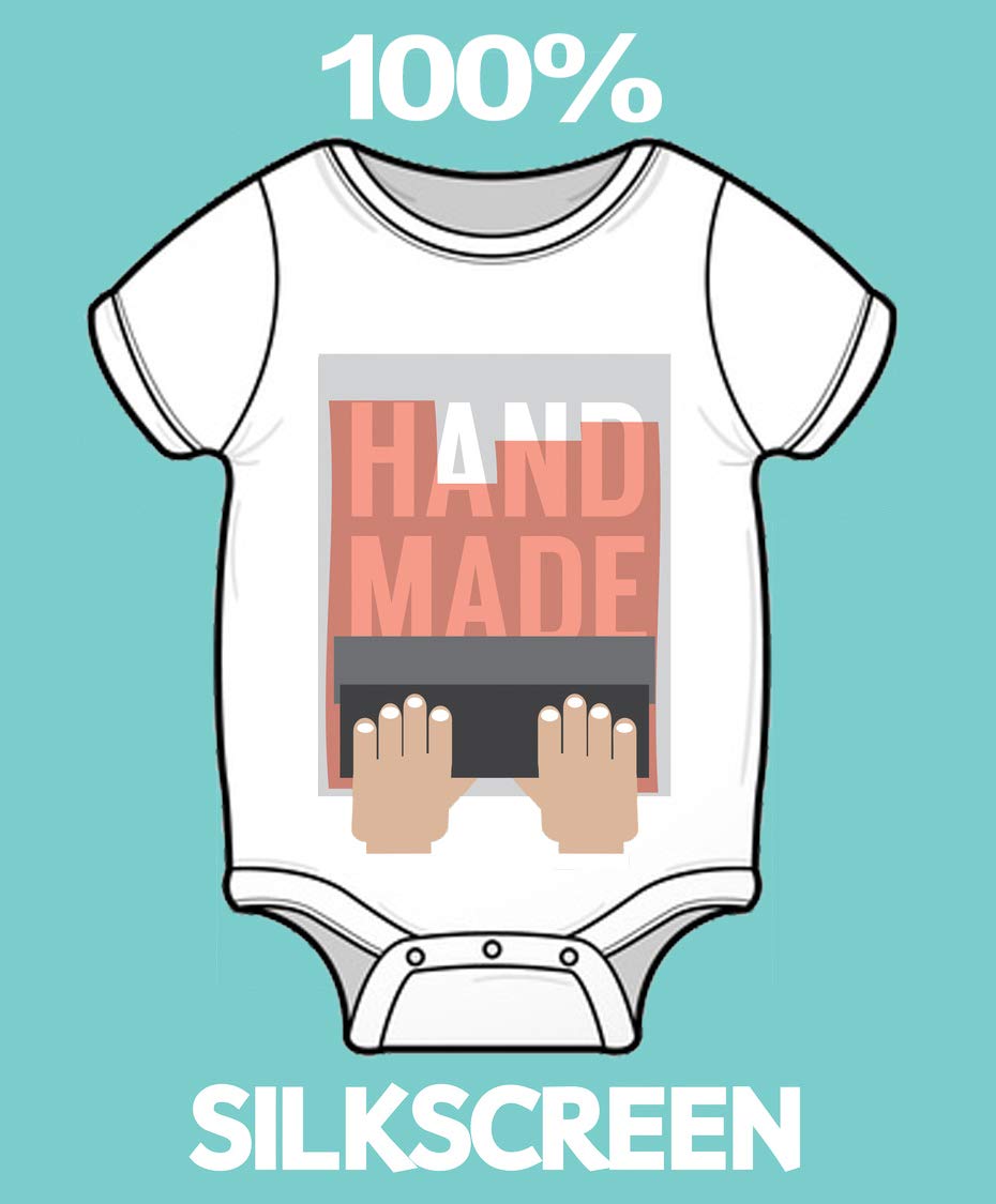 Reaxion Funny Cute Baby Boy Girl Handmade Clothes Infant Just Spent 9 Months On The Inside Bodysuits
