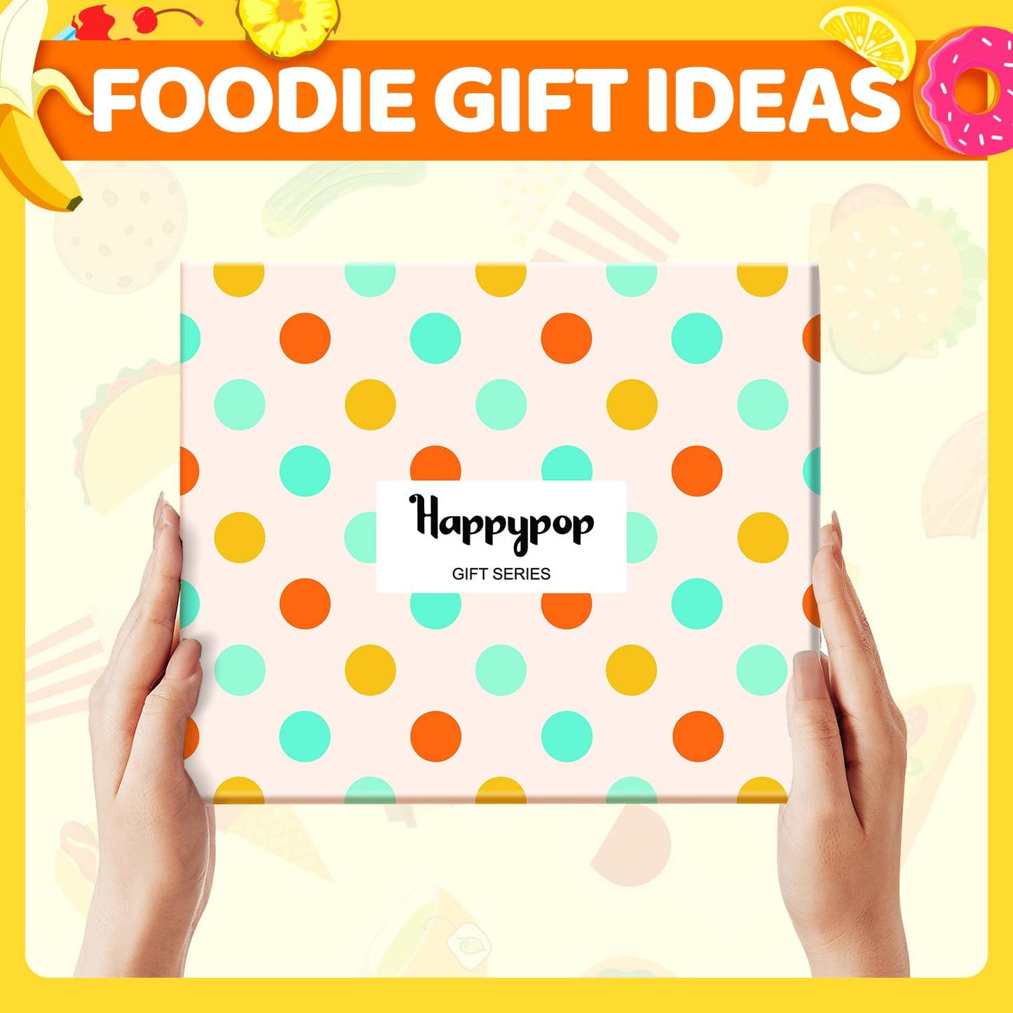 HAPPYPOP Funny Socks for Women Men - Donut Cookie Gifts, Ramen Pizza Socks for Teens