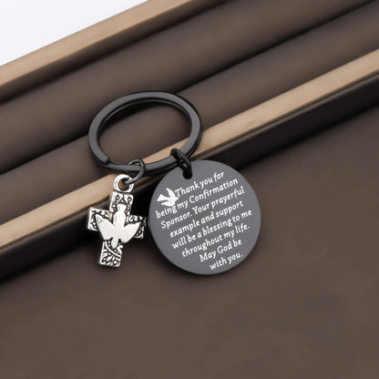TGBJE Confirmation Sponsor Gift Christian Faith Gift Christmas Gift Catholic Confirmation Gift Godfather Gift Thank You Gift