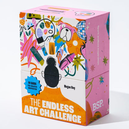 The Endless Art Challenge Card Deck: 90 Creativity Prompt Cards (Overall 25,000 Combinations!) for Never-Ending Art Inspiration (Creative Gifts)