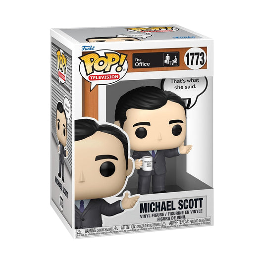 Funko Pop! Sayings: The Office - Michael Scott - Collectable Vinyl Figure - Gift Idea - Official Merchandise - Toys for Kids & Adults - TV Fans - Model Figure for Collectors and Display