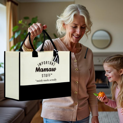 FORBIDDEN PAPER Gifts Tote Bag Important Stuff Tote Gift Gifts Birthday for Shopping Bag Grocery Bag Utility Tote