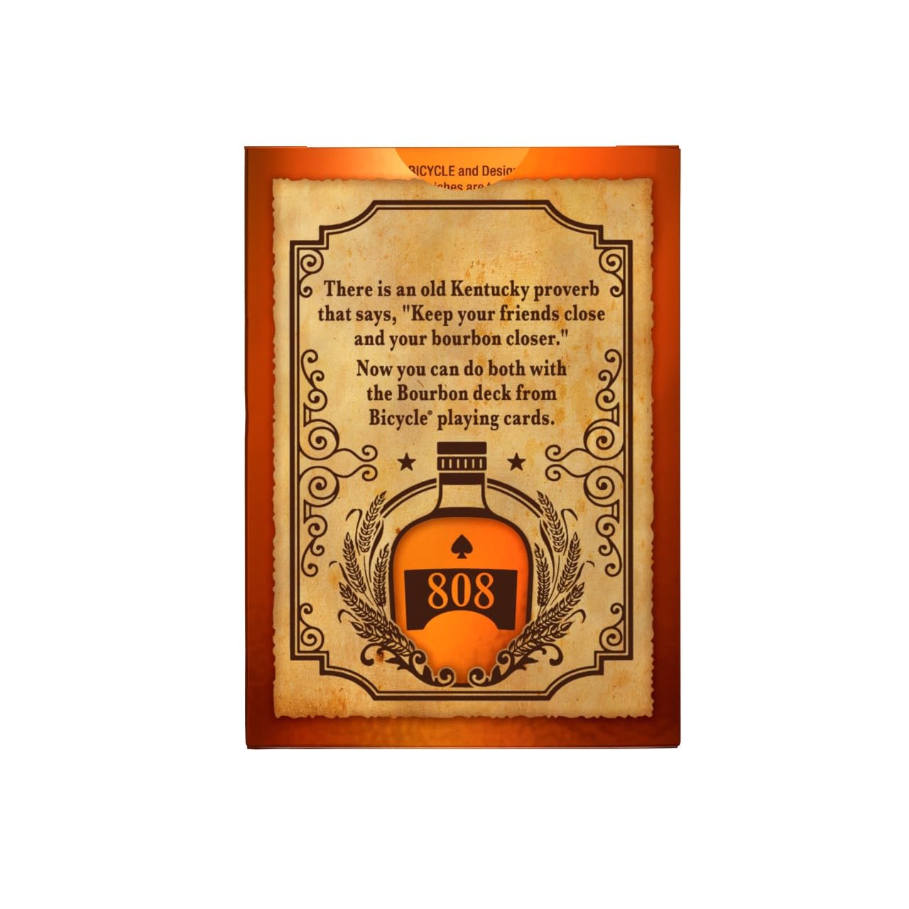 Bicycle Bourbon Playing Cards Brown'