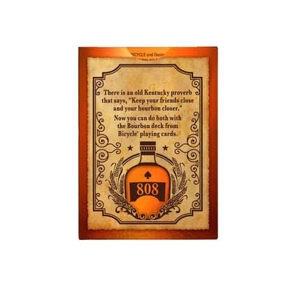 Bicycle Bourbon Playing Cards Brown'