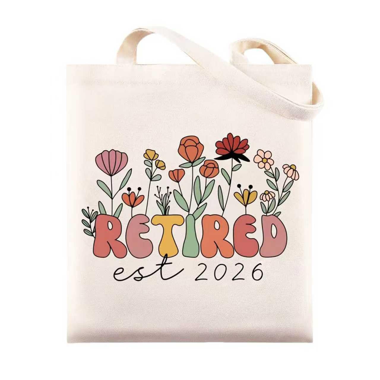 Retirement Gift for Woman 2026, Cool Retirement Gifts for Women, Canvas Tote Bag Best Gifts