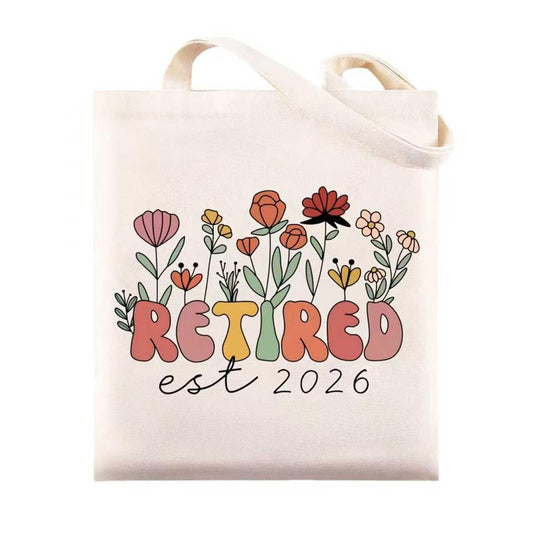 Retirement Gift for Woman 2026, Cool Retirement Gifts for Women, Canvas Tote Bag Best Gifts