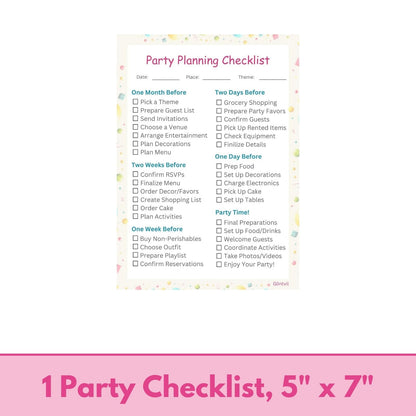 Unique Barbie Party Bags - Barbie Party Decorations - 24 Goodie Bags, Checklist - 24 Guests - Birthday Decorations
