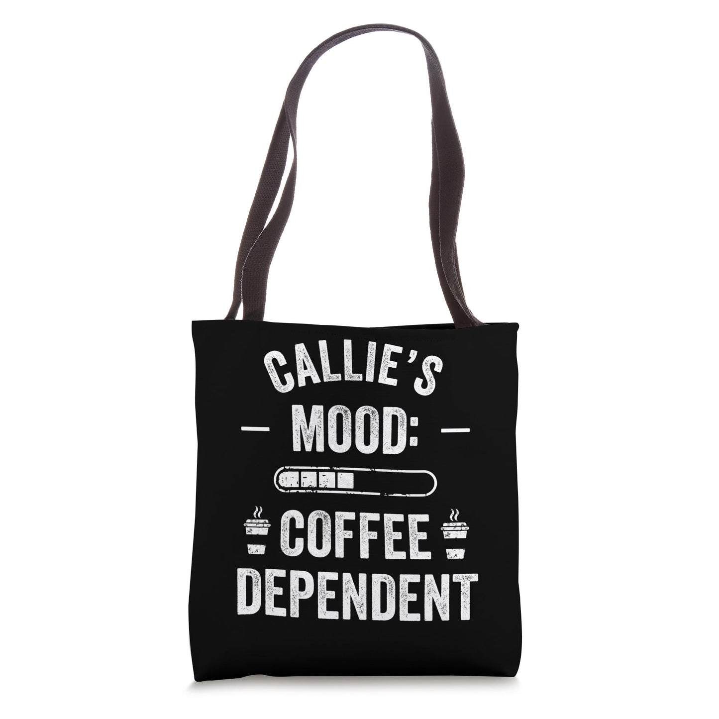 CALLIE Personalized Cute Coffee Girls CALLIE Name Tote Bag