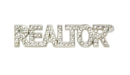 Real Estate Agent REALTOR® Crystal Lapel Pin