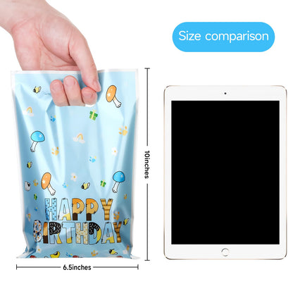 ADARRO Birthday Party Favor Bags 30 Pack, Cartoon Blue Dog Goodie Bags Plastic Bluk for Kids