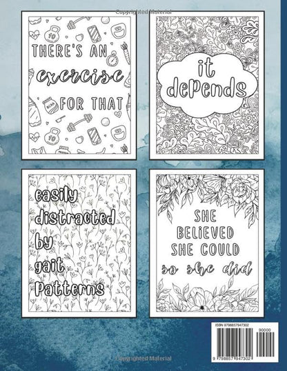 This Is My Physical Therapy School Coloring Book: a funny, inspiring, and relaxing coloring book for physical therapy students