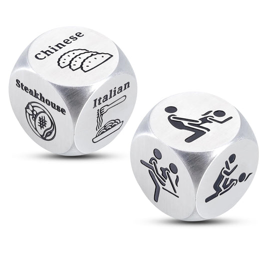Sexy Position Dice for Husband Valentines Day Gift for Men Adult Games for Couples Date Night Valentines Day Gifts for Couples Game for Adults Naughty Date Night Dice Gift Ideas for Husband Wife 2 Pcs