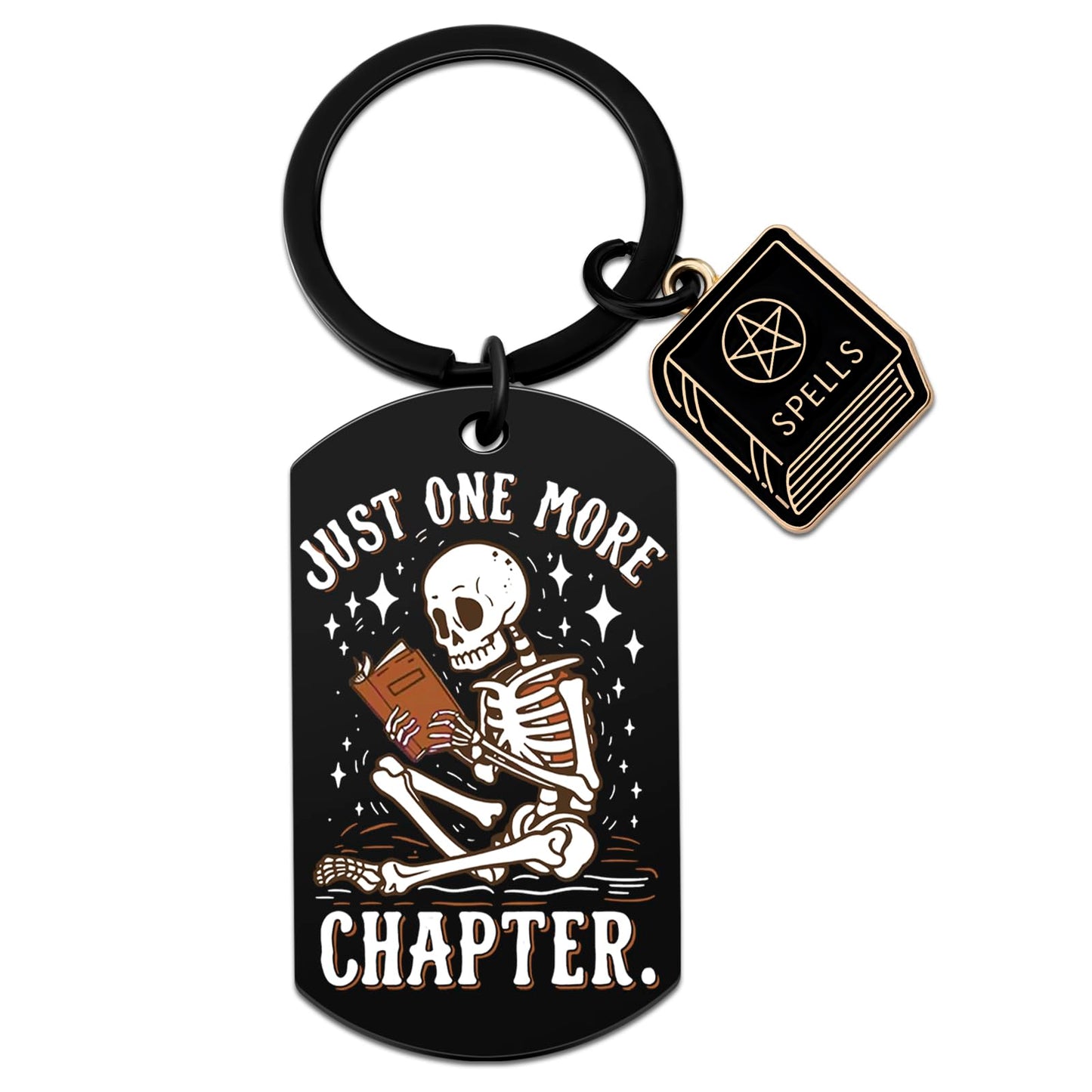 Book Keychain Book Nerd Gifts Nerdy Gifts for Men Books Lover Gifts for Women Stocking Stuffers for Book Lovers Nerd Stocking Stuffers for Men Readers Bookish Keychain