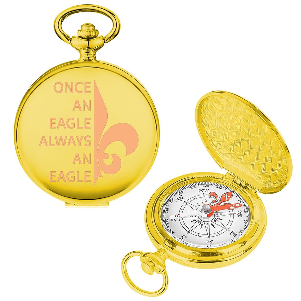 TGBJE Scout Gift Scout Court of Honor Gift Once an Always an Boating Compass Scout Ceremony Gift