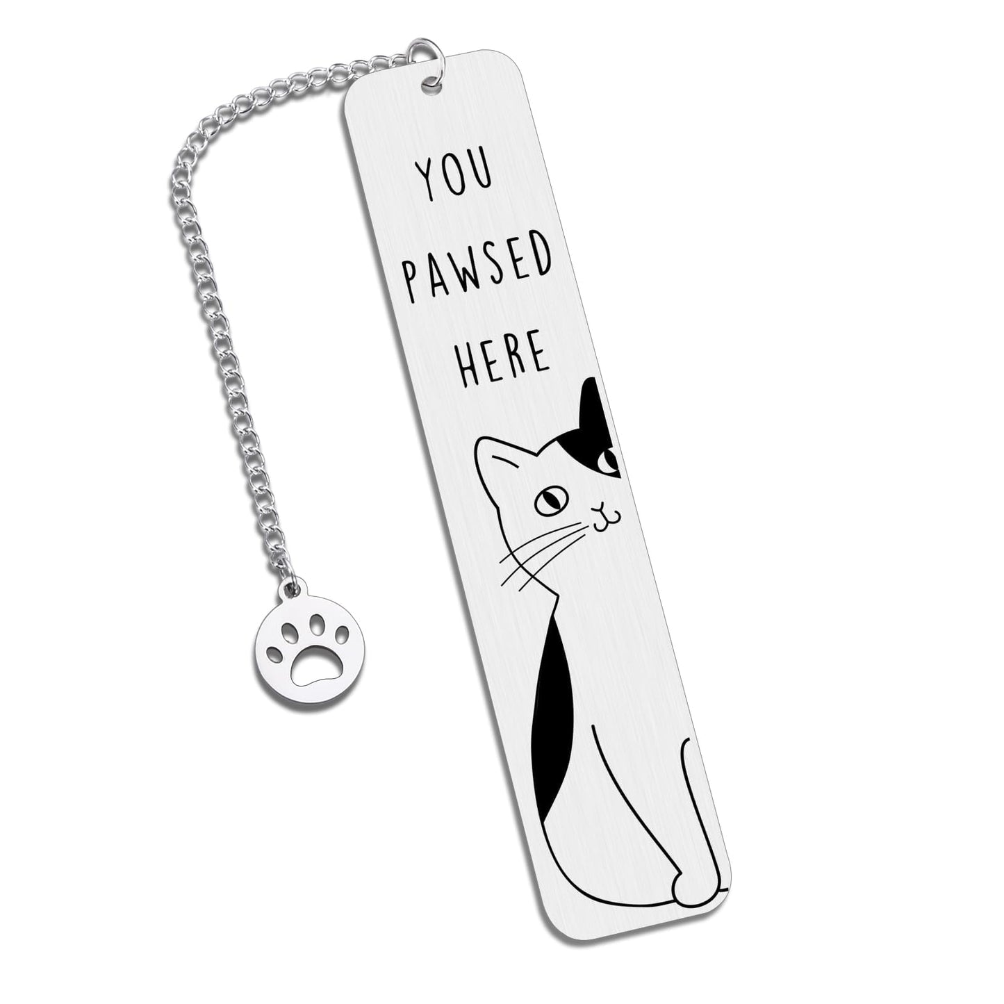 Cat Gifts for Women, Cat Lover Gifts for Women Men Reader, Graduation Gift for Her Him, Cute Bookmarks for Cats Mom Dad Girl Boy, Birthday Gift for Book Lovers, Bookish Gift Reading Accessories