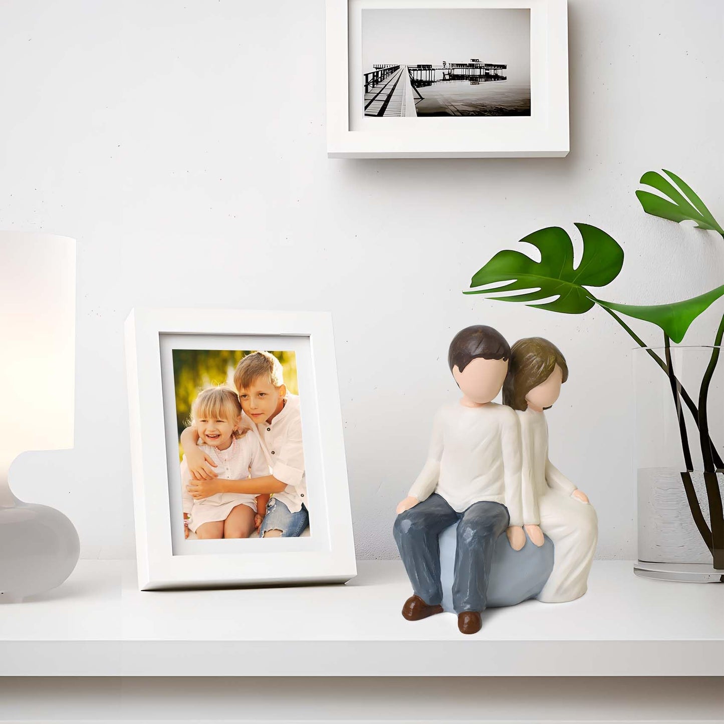 Brother and Sister Figurines, Gifts for Sister from Brother, Gift for Brothers from Sisters to Celebrate Unbreakable Bonds