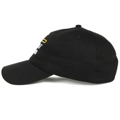 InnoBeta Trombone Player Gifts - Let that Slide Bro Funny Marching Band Hat - Adjustable Embroidered Baseball Cap Black
