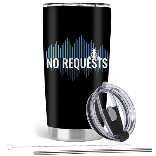 DJ Gifts for Men, Cool Gifts for DJ, 20oz Stainless Steel Tumbler with Lid Straw